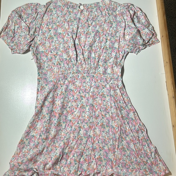 Faithfull The Brand Floral Zip up Knee Length Dress Sz M B - Picture 3 of 4